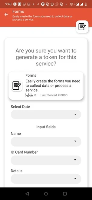 Mobile custom forms